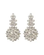 Eye Candy LA CZ Astro Statement Earrings