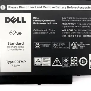 戴爾 DELL ROTMP 8芯 原廠電池 R0TMP Latitude E5450 E5454 (9.2折)