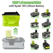 For Ryobi 18V Battery Convert to Dewalt XR 18V/20V Max Li-ion Battery Adapter