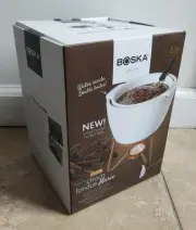 New In Box Fondue Set Boska Choco Fondue Marie Chocolate 7 Piece W/Double Boiler