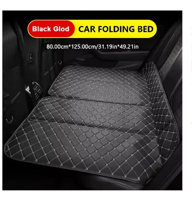 Rear Seat Foldable Sleeping Pad for Car Traveling Wear-Resistant PU Travel Mattr