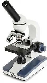 [Celestron] CM1000C Compound Microscope w/40x - 1000x Power, 3AA Batteries, 10 Prepared Slides, 10x and 25x eyepieces, 3 Fully achromatic objectives, Coaxial Focus, AC Adapter