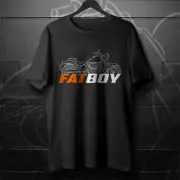 For Harley-Davidson FLSTF & FLSTFI Fat Boy 1990-2017 fans - Motorcycle T-Shirt