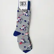 Sock It To Me Crew Men Women Ice Hockey Hat-Trick Stick Puck Goal Cross NWT NEW