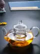 可加熱玻璃茶壺耐高溫加厚過濾泡茶壺家用功夫水果花茶壺茶具套裝