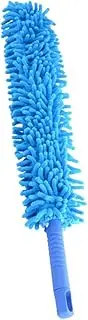 LOEFLIFA 2 Pcs Microfiber Dusting Brush Adjustable Bendable Chenille Duster for Thorough Cleaning Furniture and Appliances No Lint Strong Dust Removal Blue