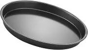 Heat Resistant Metal Baking Tray for Pizza and Desserts Oven Tray for Kitchen Use for Family Dinners and Parties Scratch Resistant Surface Easy to Clean