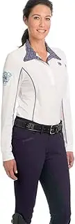 [EQUISTAR] Romfh Women's Sarafina Full Seat Breeches, womens, Grape/Navy, 24R