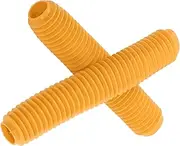Fork Covers Front, KIMISS 1 Pair Motorcycle Front Fork Shock Boots Dust Cover Rubber Gaiters Shock Boots Replacement for RM125 DR250 DRZ400 400(yellow)