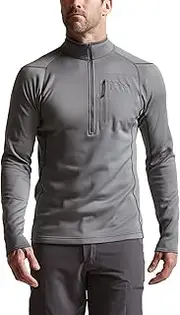 [SITKA] Gear Men's Core Midweight Zip-T Quick-Dry Odor-Free Long Sleeve Hunting Shirt