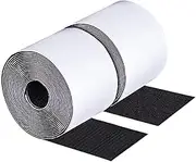 Hook and Loop Tape, 4In x 10Ft Heavy Duty Non-Slip Rug Tape with Adhesive, Cushion Grip for Sofa, Patio Cushions, Rugs, Chair Pads, and Practical, Rug