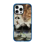 iPhone 16 Pro Max Impact Case MagSafe Compatible At The Earth's Core by Frazetta Girls