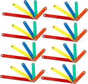 Vaguelly 50pcs Splicing Teaching Geometric Tool Geometric Magnetic Strips Magnetic Geometric Strips Magnetic Building Sticks Building Sticks for Geometric Sticks Math Toy Plastic