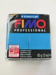 STAEDTLER-Fimo Professional Soft Polymer Clay, 3oz (85g)- BLUE 8004-300