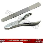Toenail Cutter Scissor Podiatry Ingrown Nail Clipper & Diamond Deb Foot Dresser
