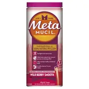 Metamucil Fibre Supplement Wild Berry Smooth 72 Doses
