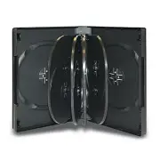 3 33mm Black 10 Disc DVD Storage Case Box for CD DVD Disc