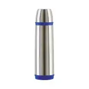 Emsa Captain Vacuum Flask, Stainless Steel/Blue, 0.7 L, Tea, Coffee Jug, Vacuum