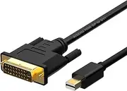 VoltShine 2.0m Mini DisplayPort to DVI Male Converter Cable Ideal for Connecting Devices to Monitors or Projectors