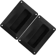 NUOBESTY 2pcs Plastic Speaker Side Handle Replacement Kit Speaker Transport Grip for Easy Installation Road Case Handle Convenient Grip for Stage Transport