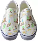 Vans Men's Classic Slip On Get Outdoors Marshmallow White Canvas Shoes Size 9.5