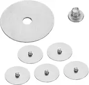 1 Set Flute Screws and Washers Replacement Flute Washers Fixing Flute Gasket Flute Screws Fixing Flute Supplies Flute Gasket Replacement Flute Repair Kit Stainless Steel Silver Totority