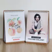 Aciman Call Me by Your Name Movie Andre CMBYN 2022 Calendar 2-side Decal Desktop