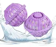 Xvilmaun Non Detergent Laundry Balls | Laundry Balls For Dryer Non Detergent,Anti-Knot Home Cleaning Supplies For Families, College Students, Vacation, Traveling RV
