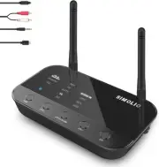 Bluetooth Transmitter Receiver for TV Home Stereo, aptX Low Latency & HD Long...