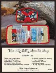 Itty Bitty Beatle Bag Sewing Pattern with Inserts by Marcea Owen and Janice Lilj