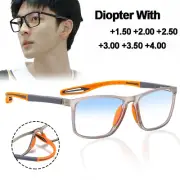 1 Pairs Mens Non Slip Readers Anti-blue Light Reading Glasses Men Portable
