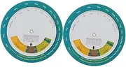 Didiseaon 2pcs Health Measurement Wheel Bmi Tracking Calculator for Home Gym Diet Monitoring Tools Accurate Body Index Wheel for Tracking Quick Visibility