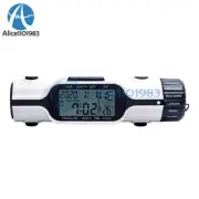 Digital Thermometer Torch Calendar Time Alarm Clock -5~70℃ Precision Backlight
