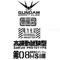 在飛比找Yahoo!奇摩拍賣優惠-機動戰士鋼彈專區 高機動試驗型車貼 Gundam鋼彈車貼 動