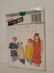 Burda Super Easy Sewing Pattern 4624 Child Shirt T Shirt 8-16