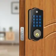 DIHOOM Keyless Entry Door Lock, Electronic Keypad Deadbolt Featuring Smartkey