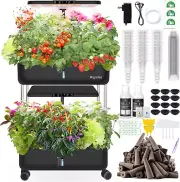 Hydroponics Growing System Indoor Garden - 44 Pods Herbs Garden Kit Indoor with