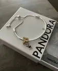 Walt Disney World 50th Anniversary Pandora Bracelet Charm Set Gold Mickey Mouse