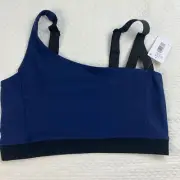 Natori Josie Womens Large Sports Bra Solstice Asymmetrical Cropped Cami Top $52