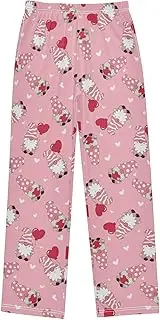 [ZZXXB] Gnome with Love Balloon Boys Long Pants Soft Trousers Elastic Waist Kids Lounge Bottoms with Pockets S-XL