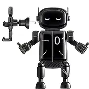 Cell Phone Holder Car Vent Mount | Robot Design Car Air Vent Phone Mount,Phone Stand Cradle, Vehicle Phone Mount, Air Vent Cell Phone Holder Car, Automatic Grab Phone Holder for Car Vent