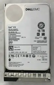 39XRY DELL SEAGATE ST16000NM005G 16TB 7.2K SATA 3.5 6Gb/s HDD 14G 512e 039XRY