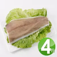 在飛比找momo購物網優惠-【華得水產】扁鱈魚清肉4包組(300-400g/包)