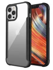 Clear iron armor hybrid chrome case for Apple Iphone 13 pro Max 6.7