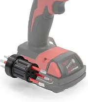 Atlas M18 Hex Bit Holder for Milwaukee Impacts Drivers - Drill Bit Organizer, Storage on both sides of Power Drill (Left & Right)