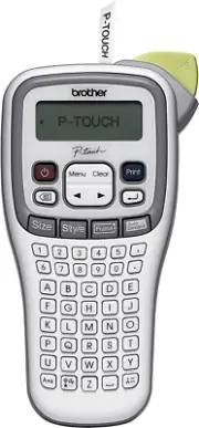 P-Touch PT-H105 Label Maker, Handheld, up to 12Mm Labels, Includes 12Mm Black on