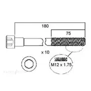 Permaseal Cylinder Head Bolt Set - HBS159