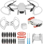 DJI Mavic Mini SE / 2 Propellers: with Propeller Guard Landing Gear Leg Extensions Propellers Holder Guard Gimbal Cover Total 24 pcs for DJI Mavic Mini SE/Mini 2 Drone Accessories Set