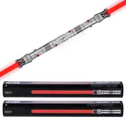 Star Wars DARTH MAUL Legacy Lightsaber Hilt Set X 2 Blades & Dual Connector