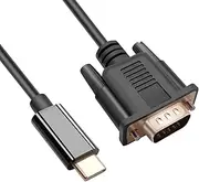 Suesacy USB C to VGA Cable 5.9 Feet/1.8M, USB Type C to VGA Cable, Suitable for USB 3.1 Devices-Suitable for, Etc.